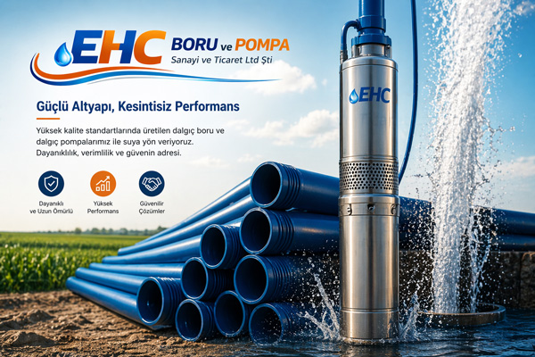 EHC Boru Pompa, Dalgıç Borusu ve Pompa Üretimiyle Sektöre Yön Veriyor