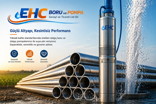 EHC Boru'dan Sektöre Yeni Soluk: Dalgıç Pompa Kablosu Satışları Başladı